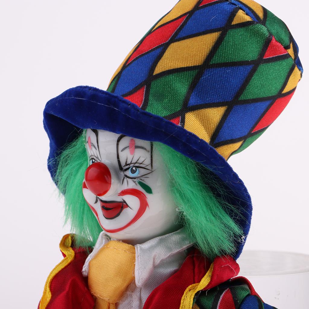 Vintage Collectible Porcelain Dolls - Porcelain Clown Dolls Vintage Collectible Doll