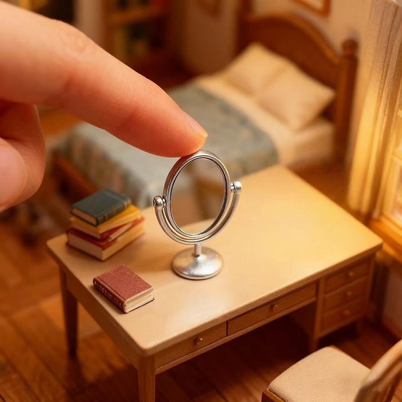 1Pcs Miniature Retro Mirror Dr - Vintage Collectible Dolls review and price