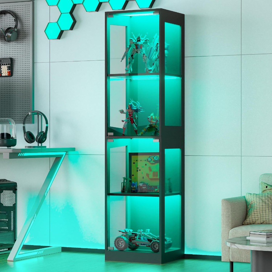Display Cabinet with Glass Doo - Collectible & Vintage Dolls For Christmas review and price