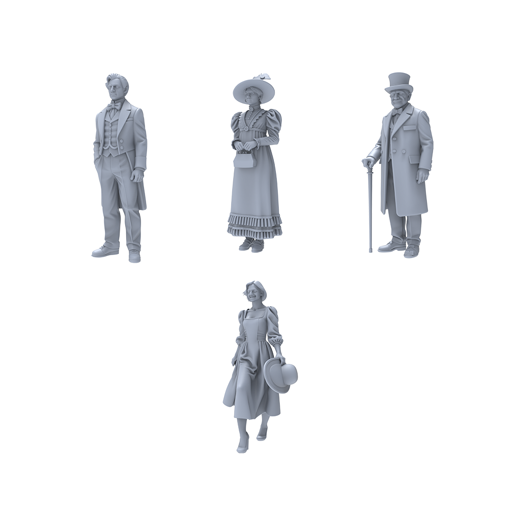 1/64 1/72 Victorian European D - Vintage Collectible Figures review and price