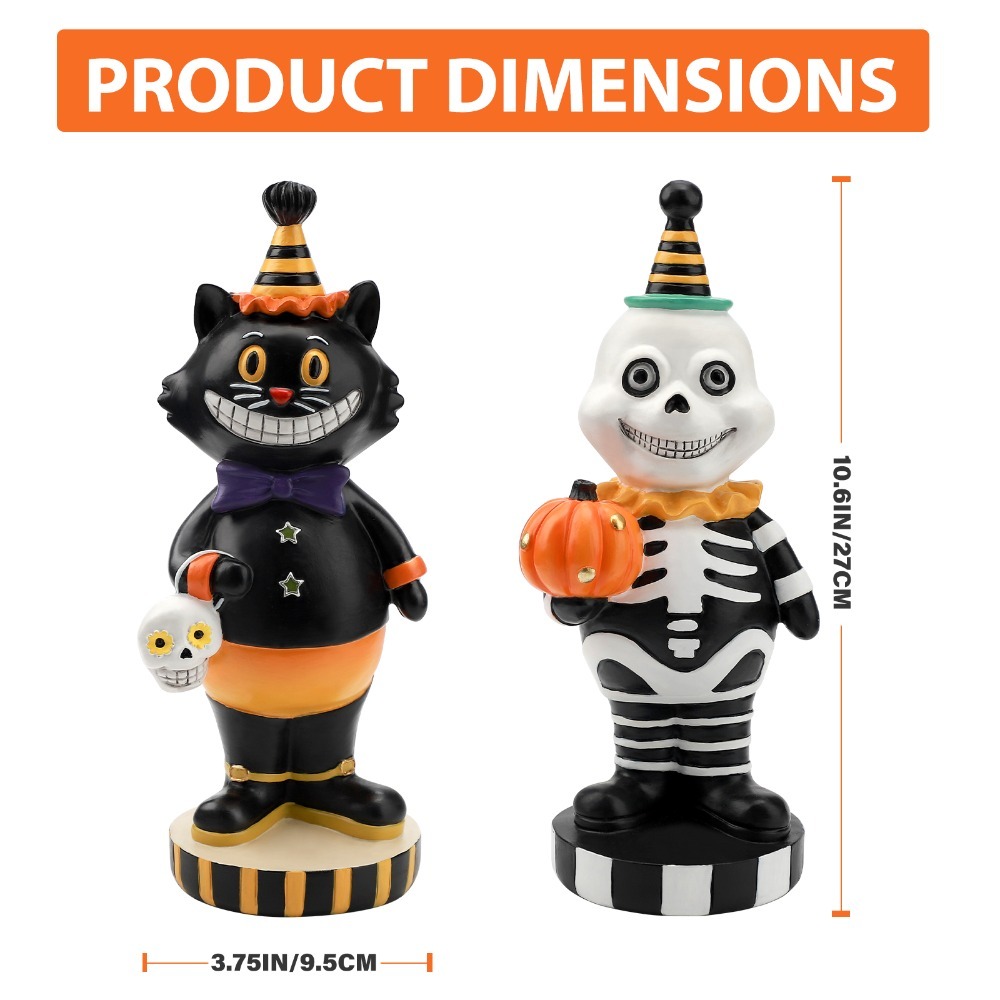 2Pcs Halloween Decorations for - Vintage Collectible Figures review and price