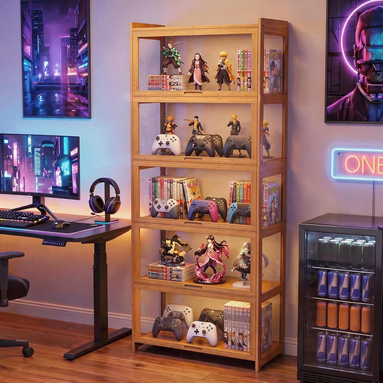 Display Cabinet with Acrylic D - Collectible & Vintage Dolls For Christmas review and price