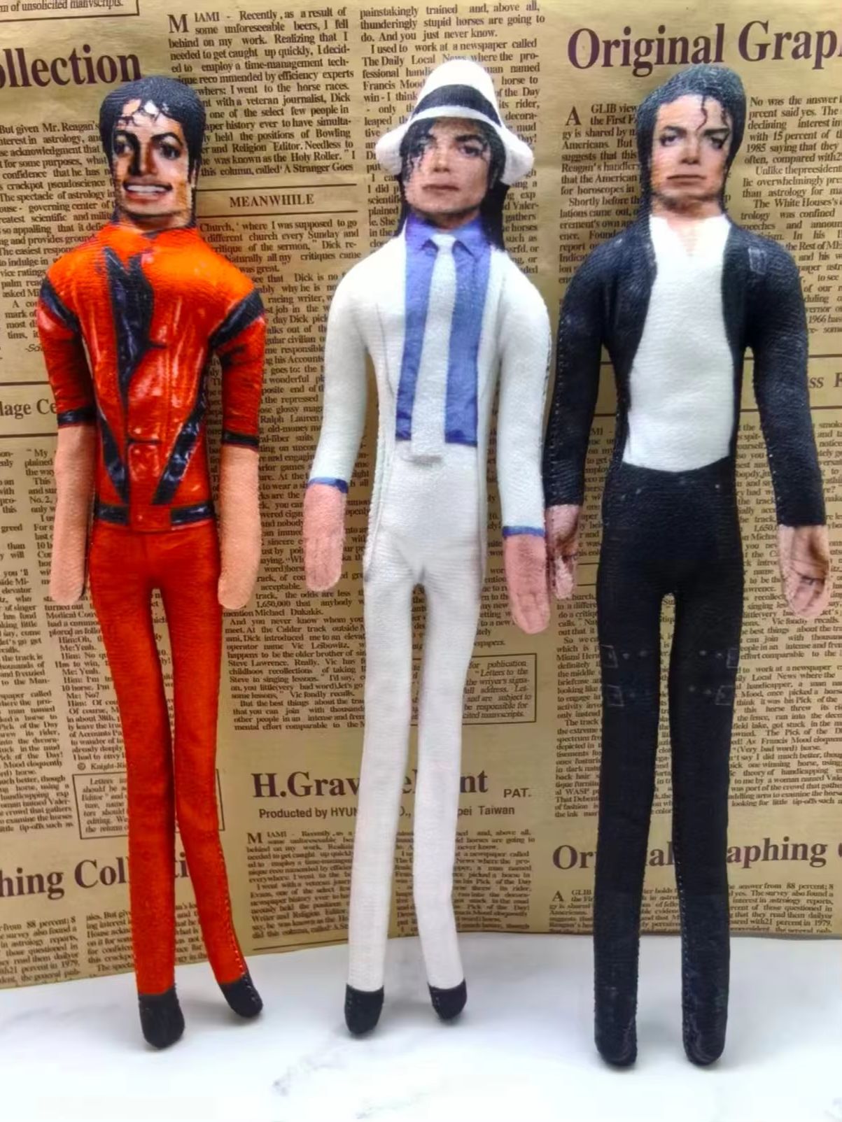 Vintage MJ Michael Jackson Cos - Vintage Collectible Dolls review and price