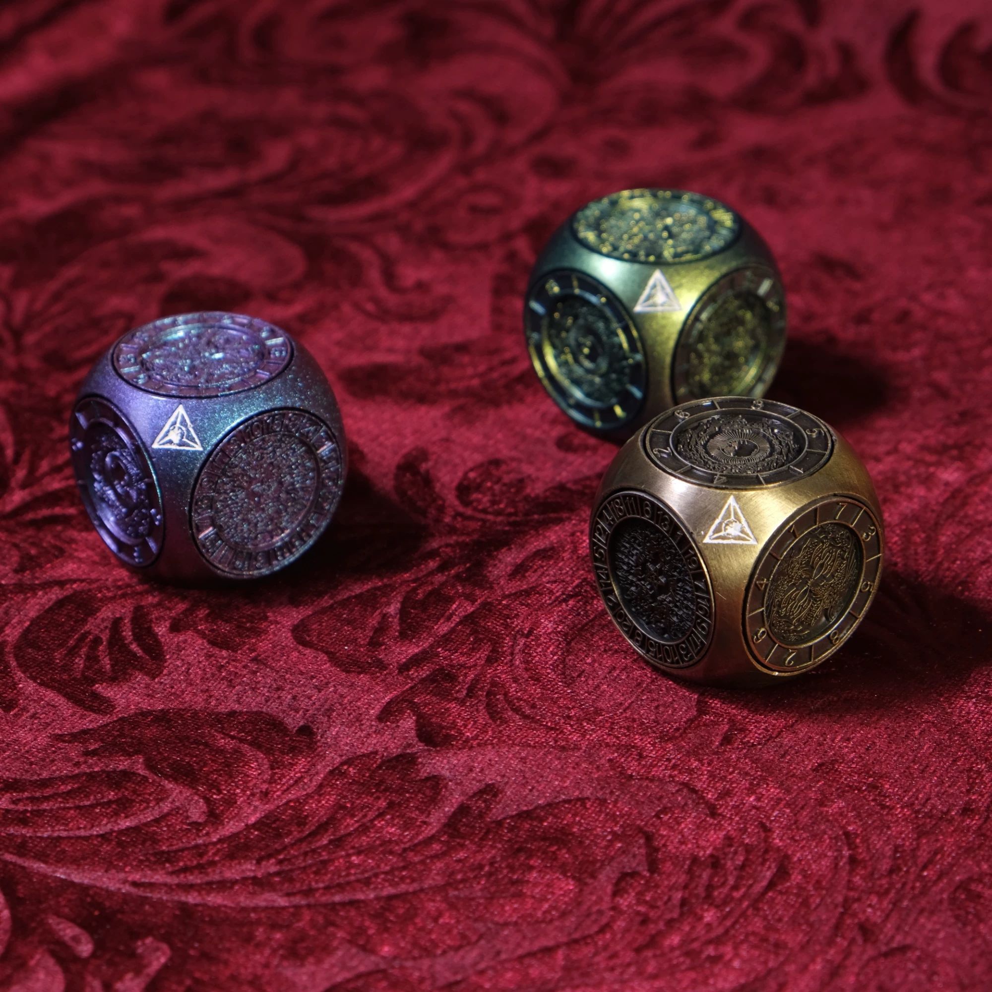 6-Sided Metal Dice Set Vintage - Vintage Collectible Board Games review and price