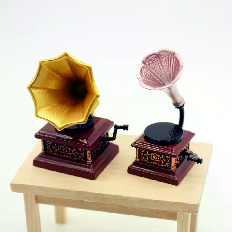 Dollhouse Vintage Phonograph M - Vintage Collectible Dolls review and price