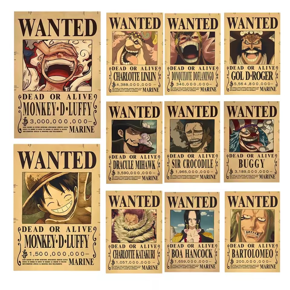 Anime One Piece Bounty Wanted  - Vintage Collectible Dolls review and price