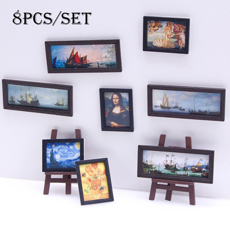 8Pcs/Set 1:12 Dollhouse Miniat - Vintage Collectible Dolls review and price