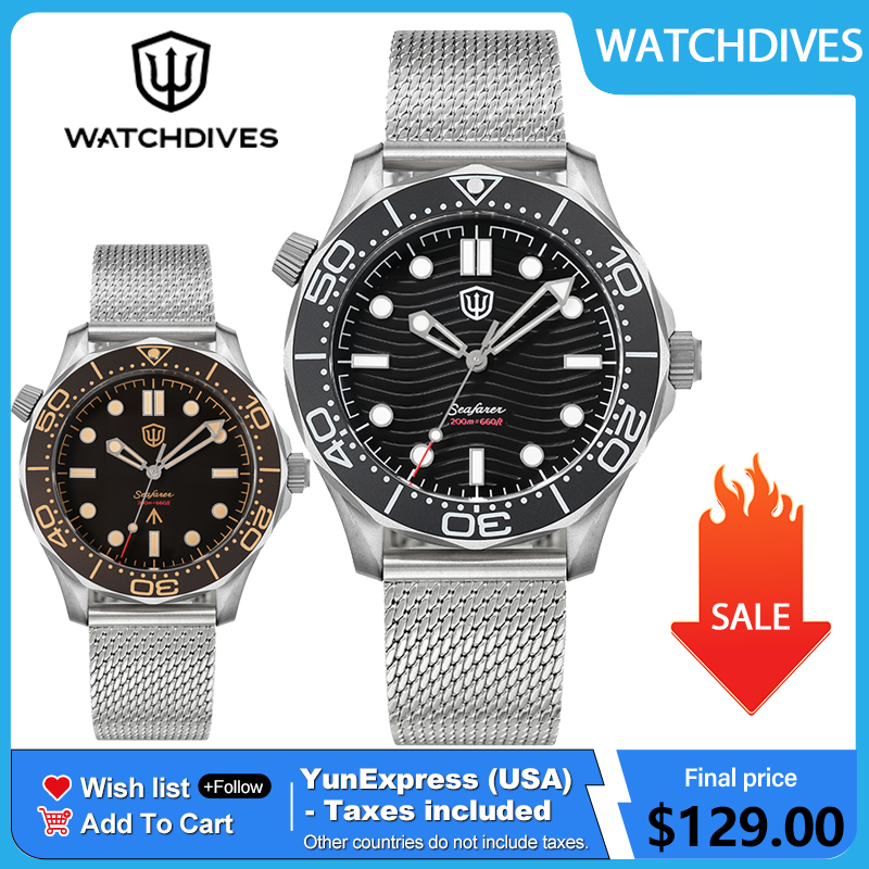 Watchdives 42mm Titanium Dive  - Vintage Watch Collecting review and price